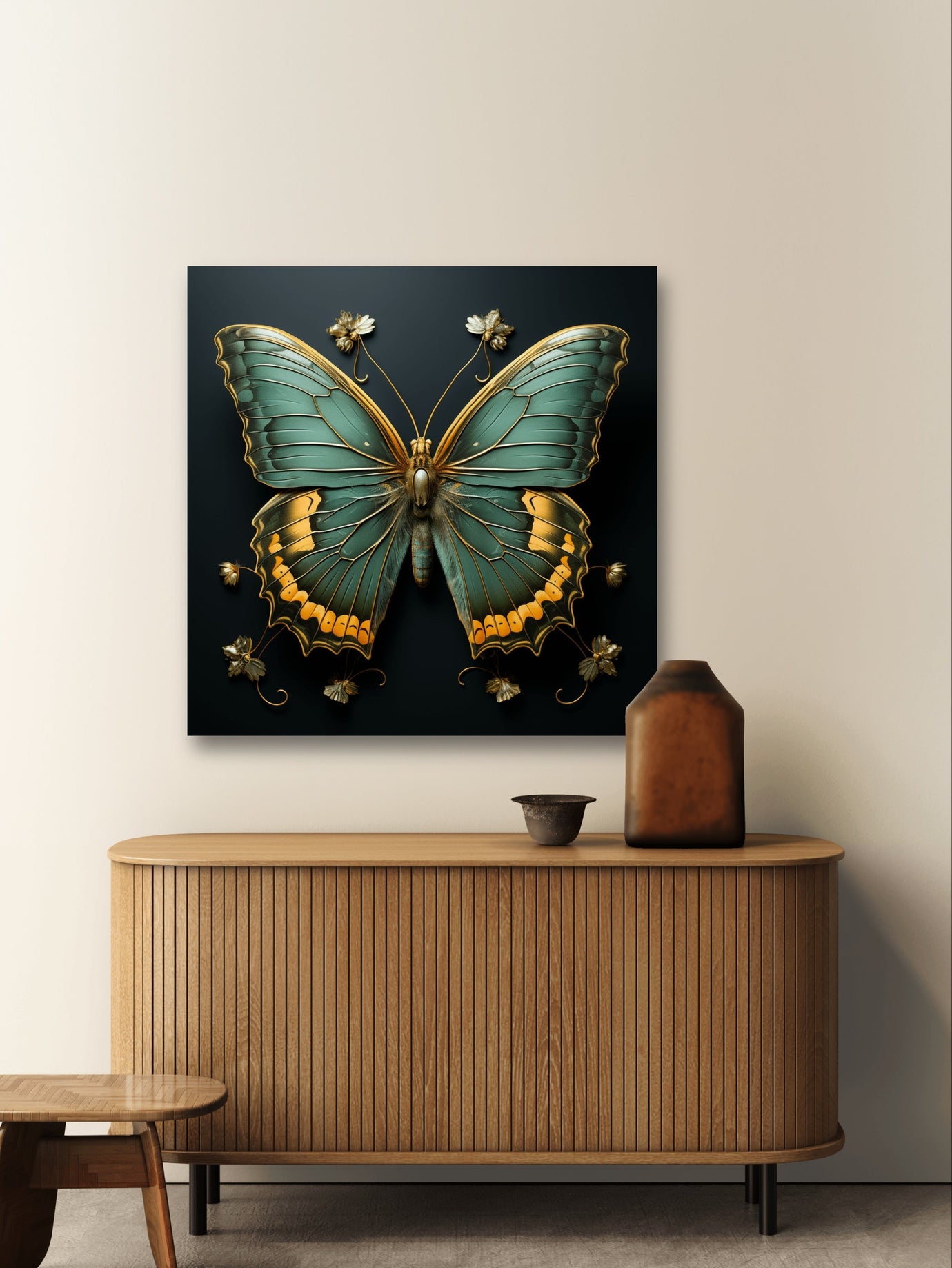 Schmetterling Wandbild