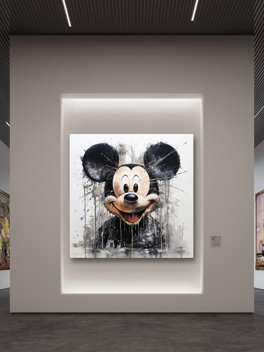 Glasbild - Mickey Mouse