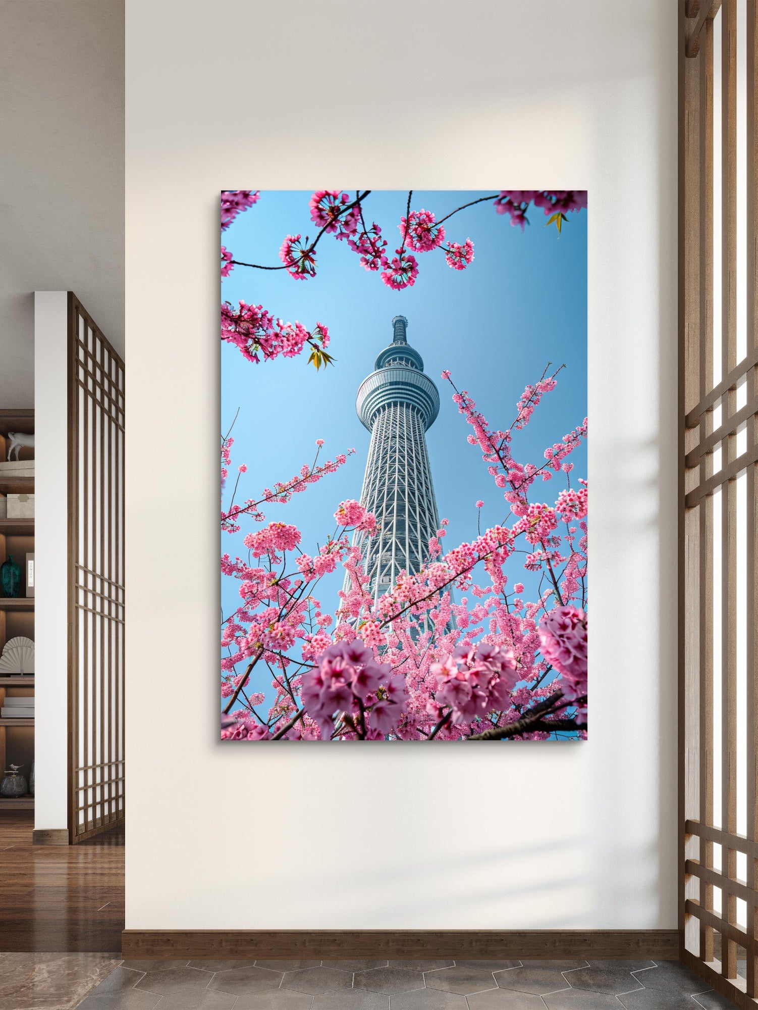 Tokio Skytree Glasbild