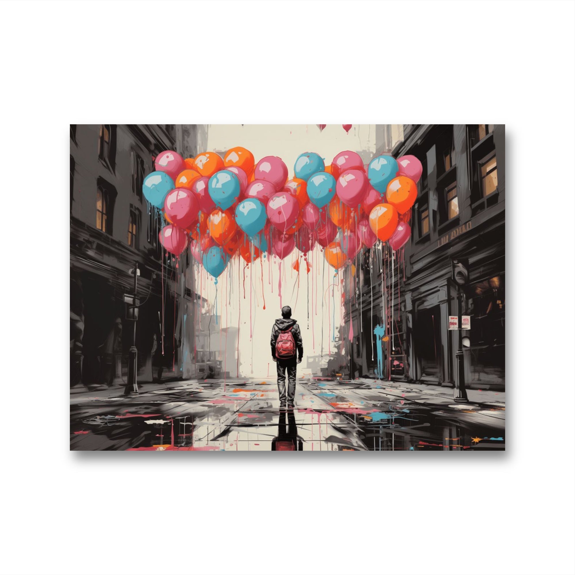 Leinwandbild - Balloon Guy