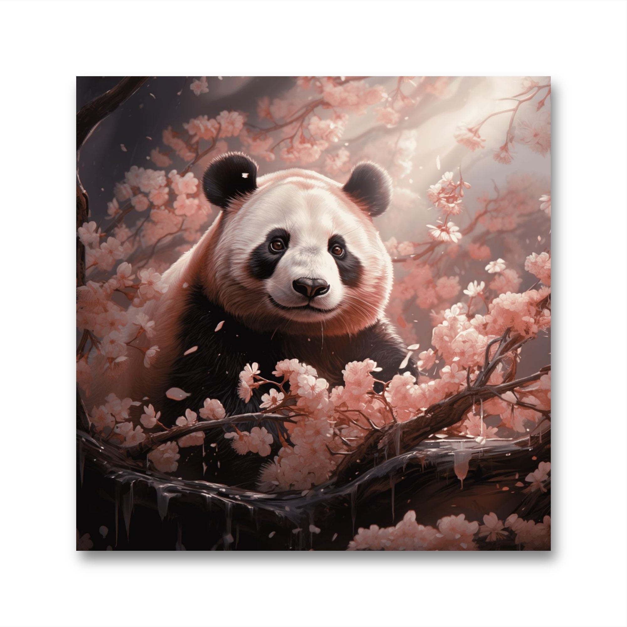 Glasbild - Panda Harmonie