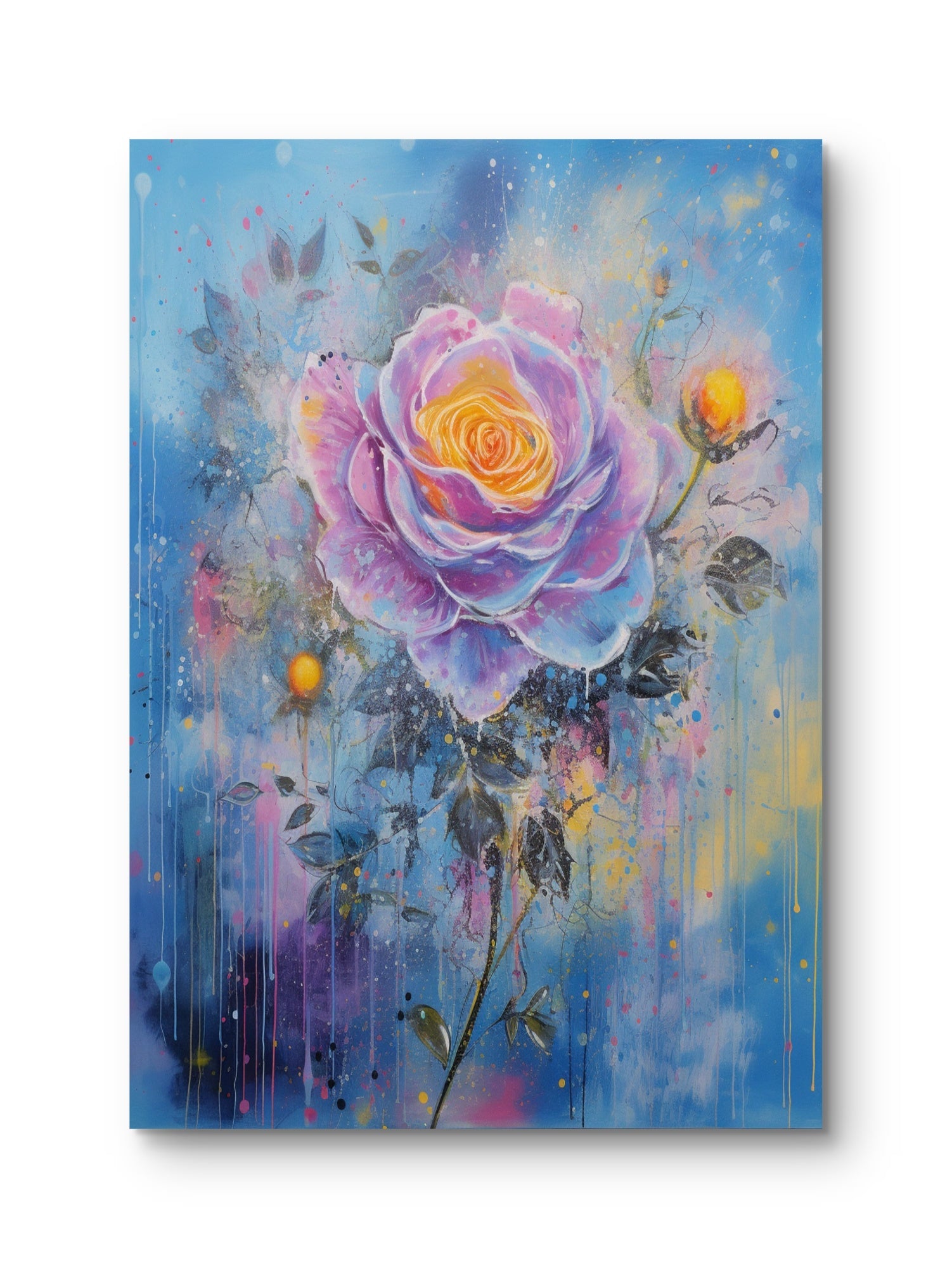 Rose in Blue Poster