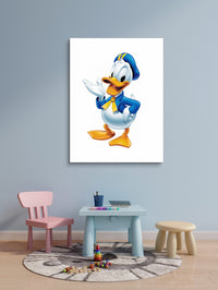 Donald Duck Glasbild