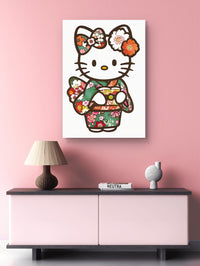 Hello Kitty Glasbild