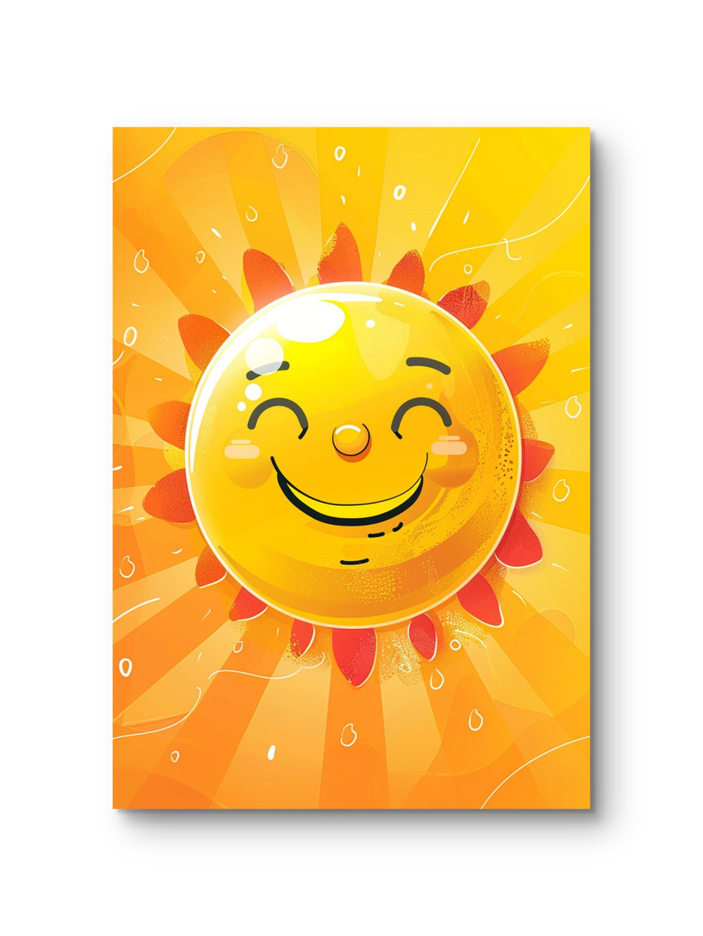 Happy Sun Kinder Poster - ohne Rahmen