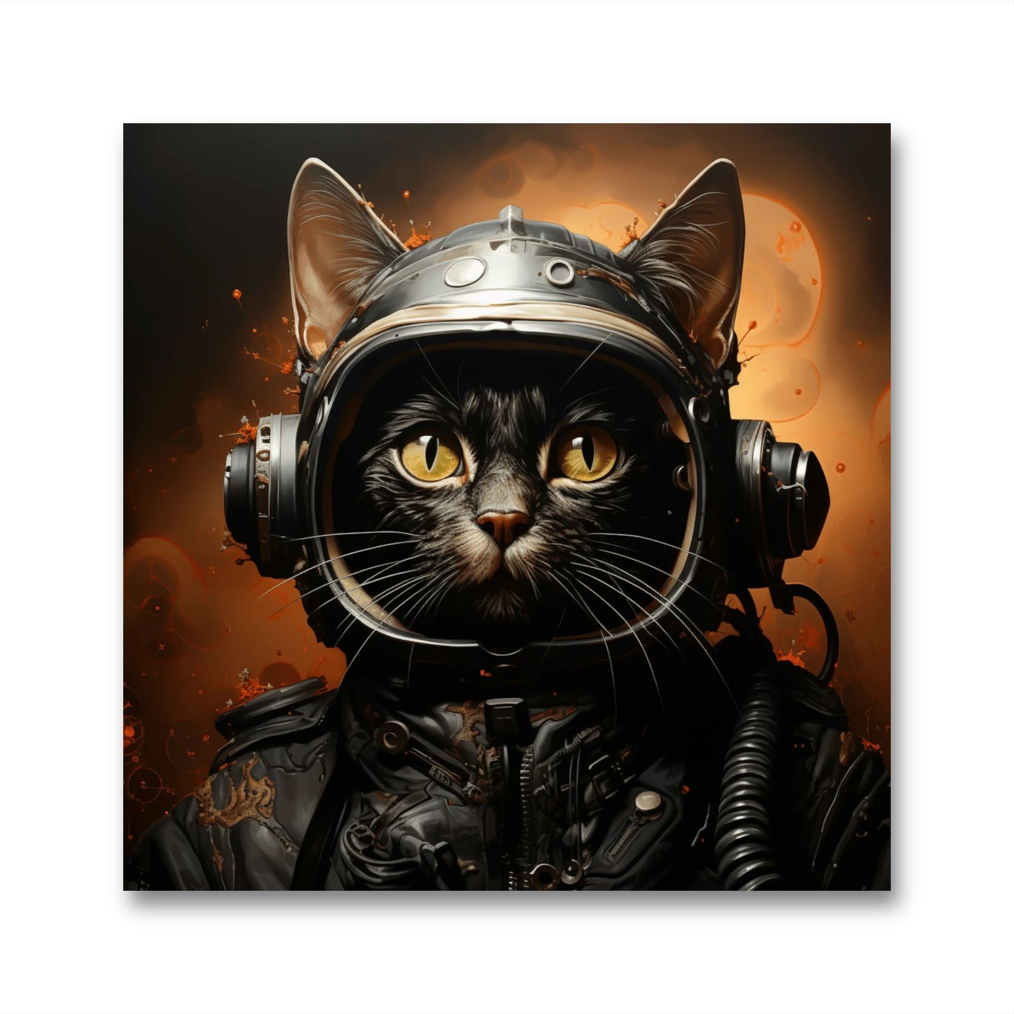 Leinwandbild - Astronaut Cat