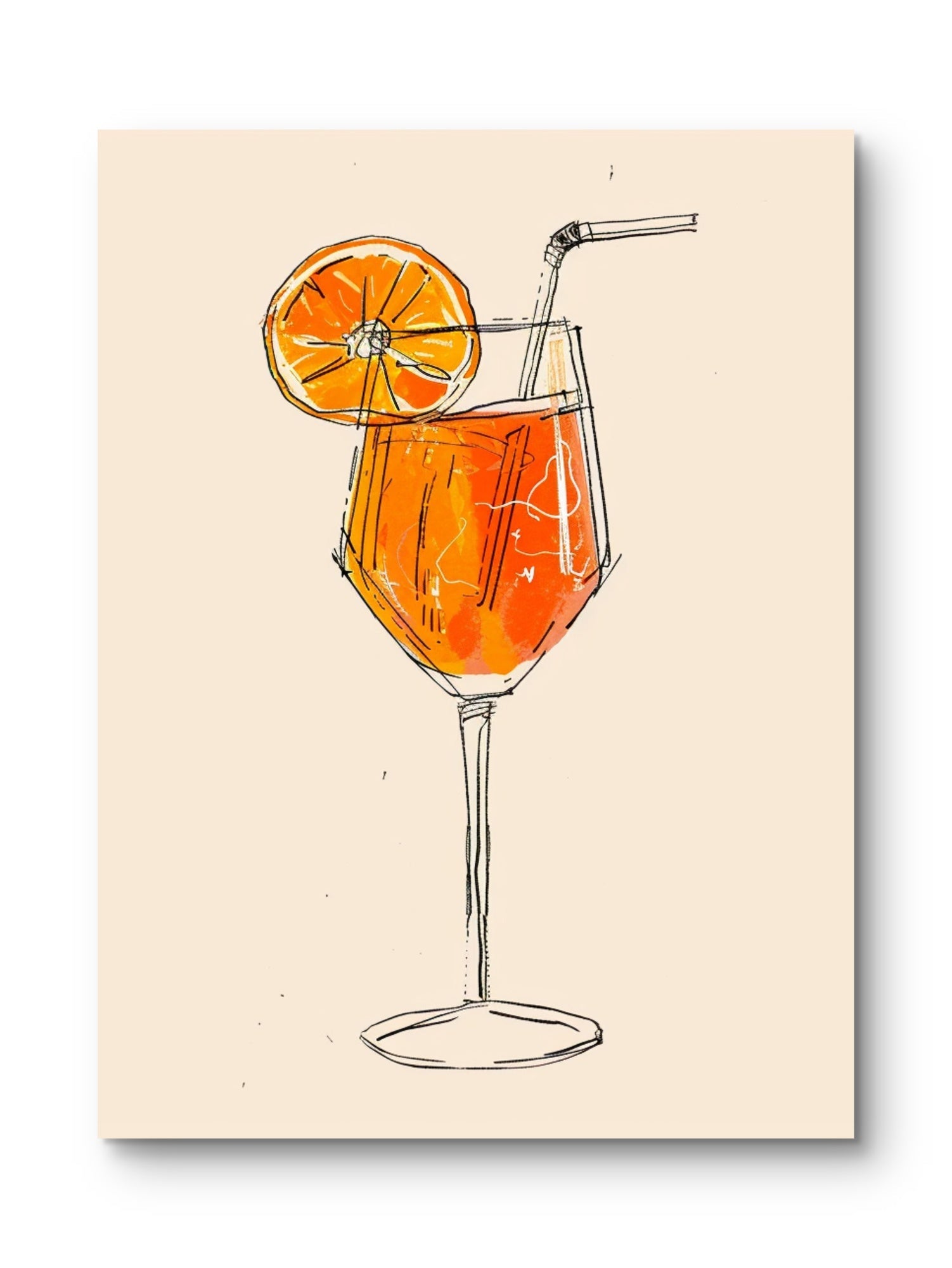 Aperol Spritz Glasbild - mywallexpressions