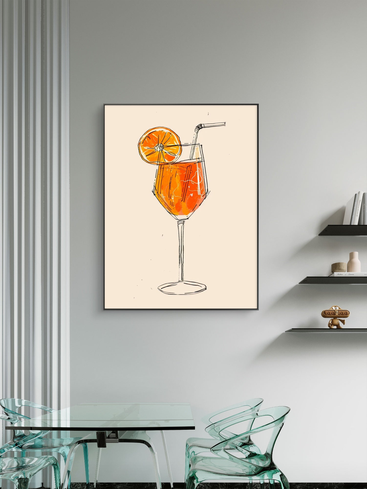 Aperolspritz Poster ohne Bildrahmen - mywallexpressions