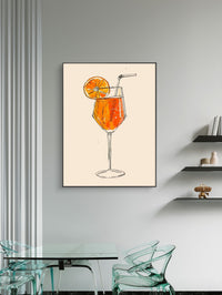 Aperolspritz Poster ohne Bildrahmen - mywallexpressions