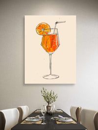 Aperolspritz Poster ohne Bildrahmen - mywallexpressions