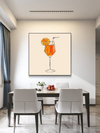 Aperolspritz Poster ohne Bildrahmen - mywallexpressions