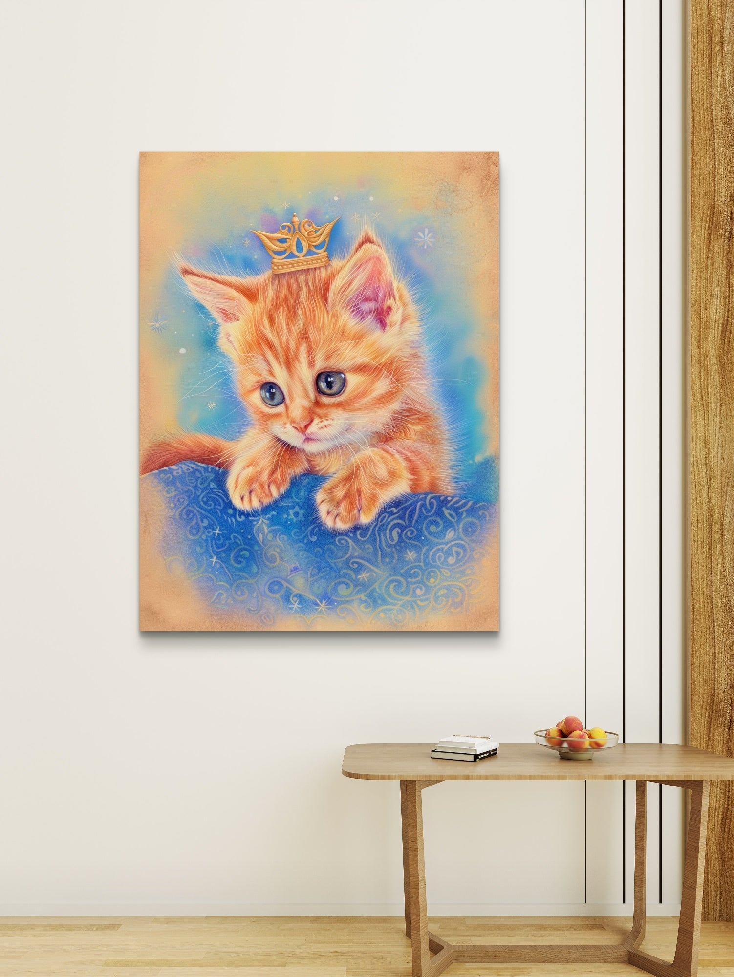 Babykatze mit Krone Poster - mywallexpressions