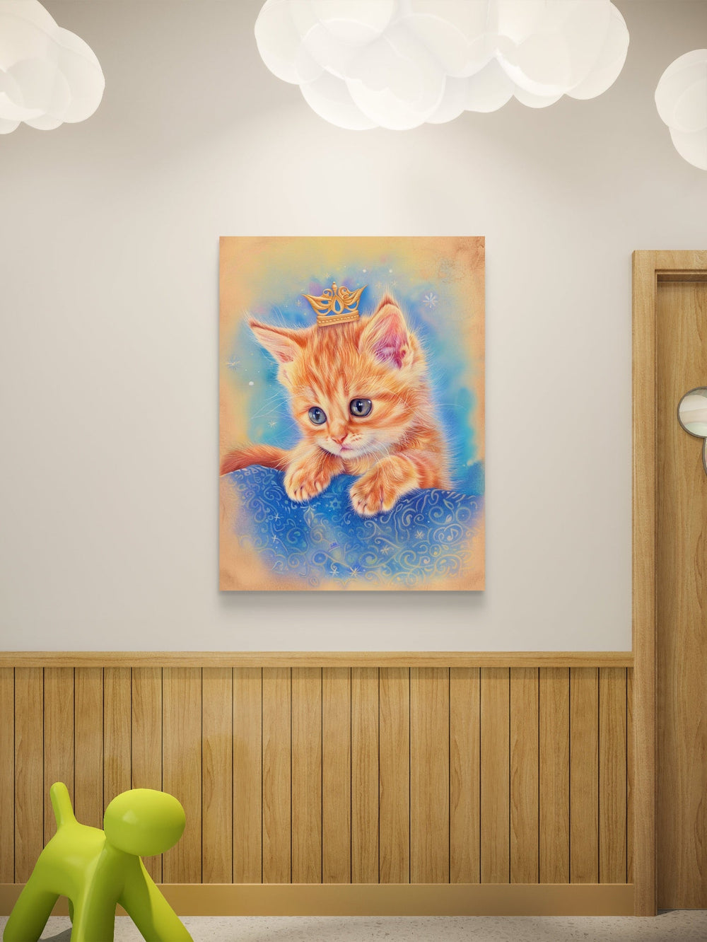 Babykatze mit Krone Poster - mywallexpressions