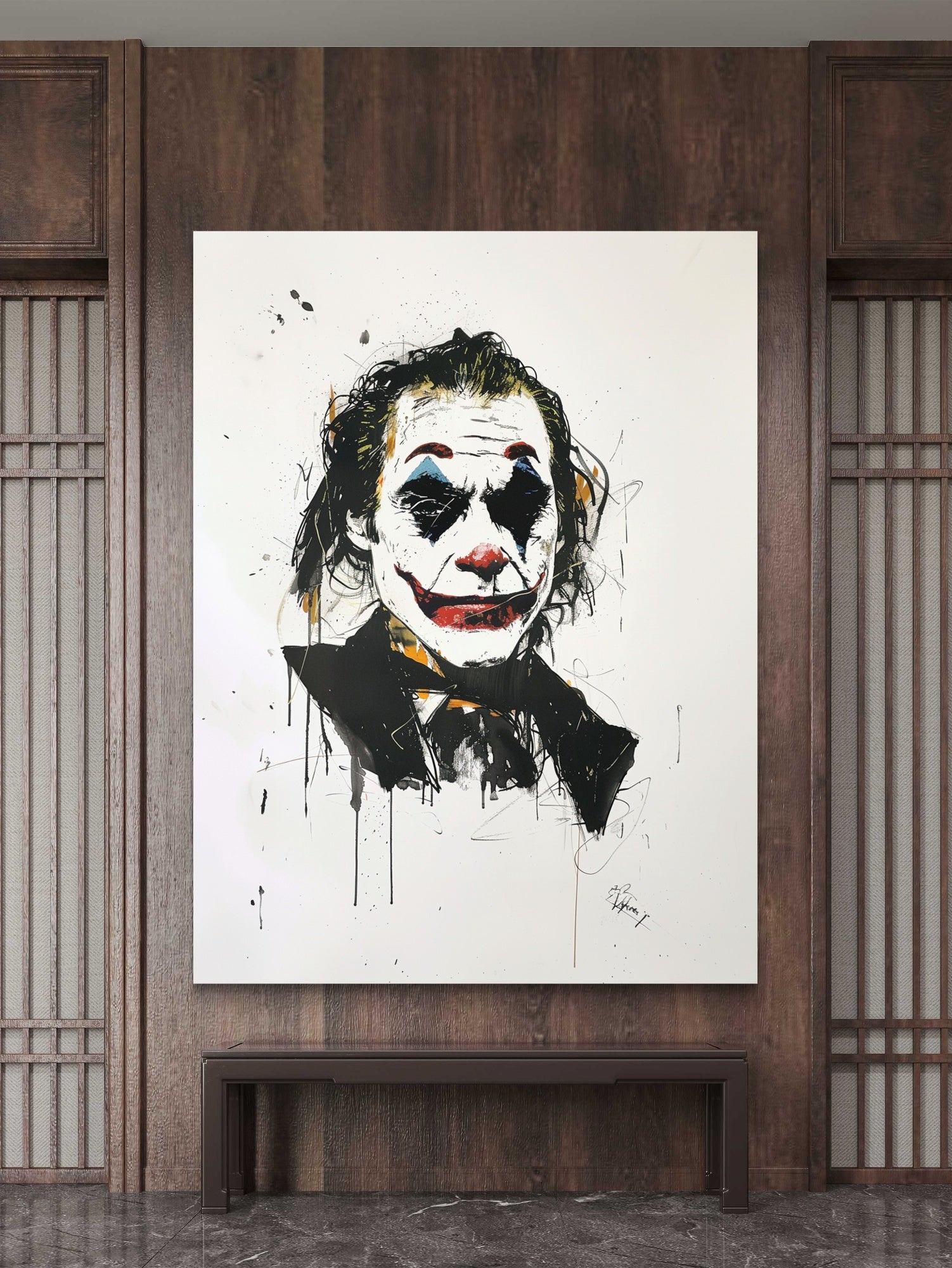 Joker Glasbild