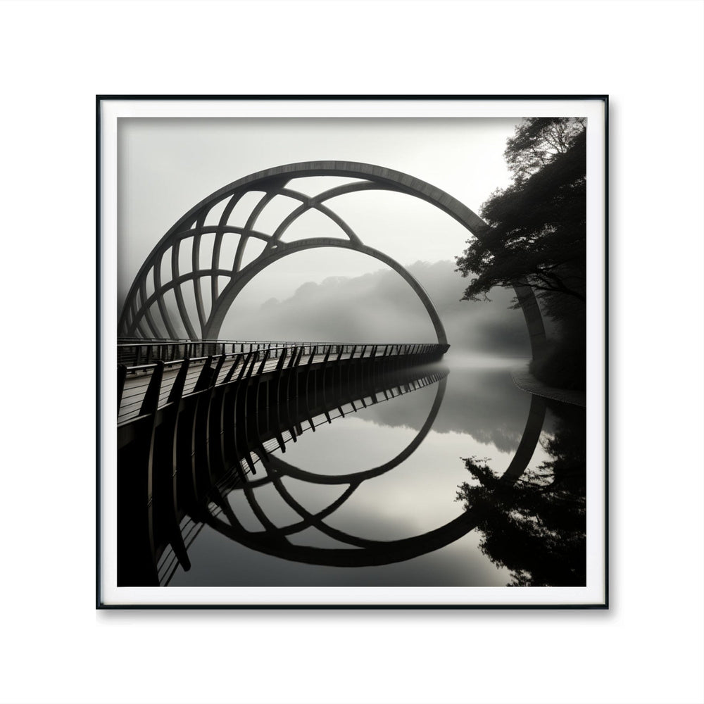 Bild mit Passepartout Rahmen - Waterbridge - mywallexpressions