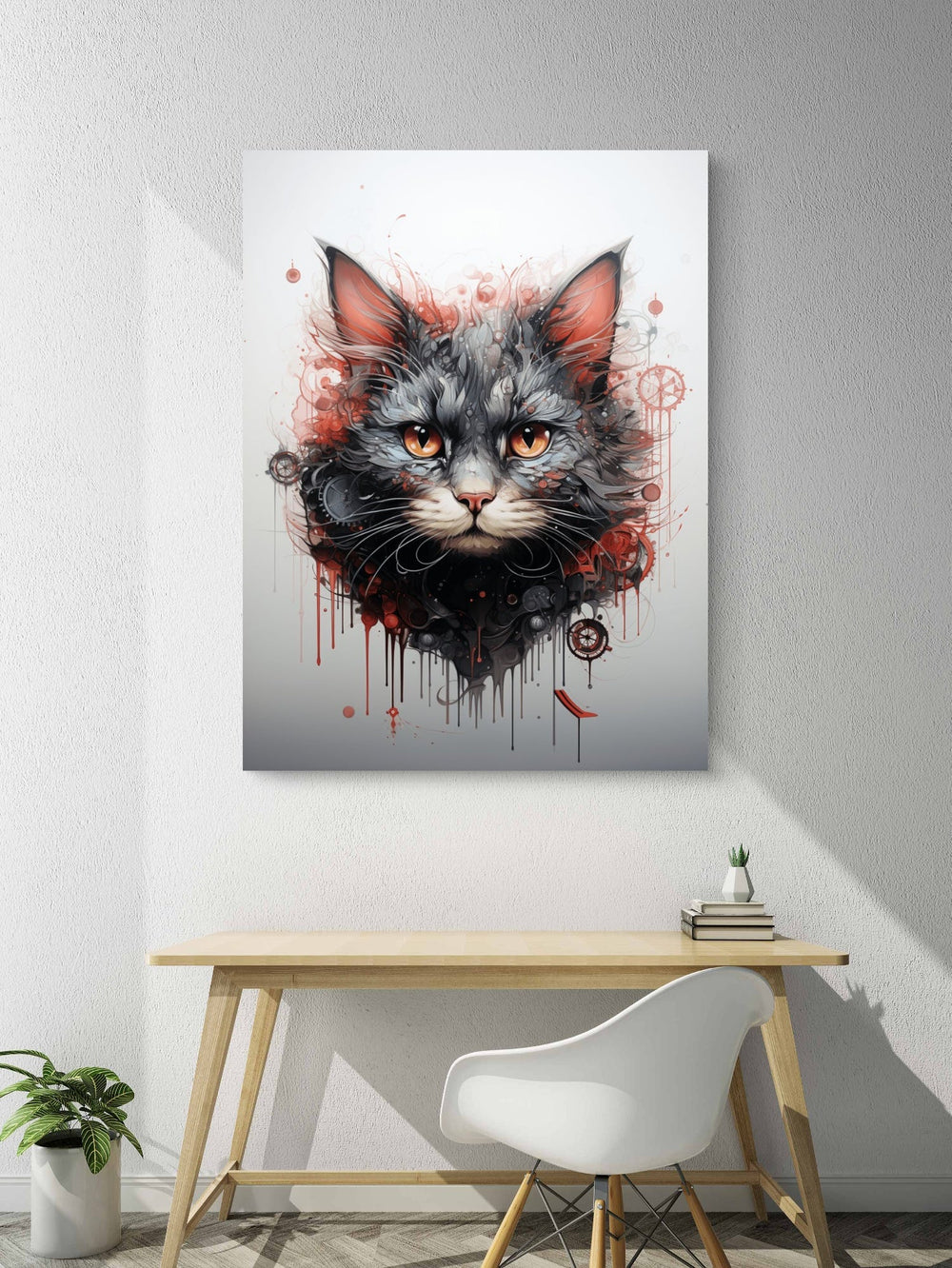 Cat Face Poster - mywallexpressions