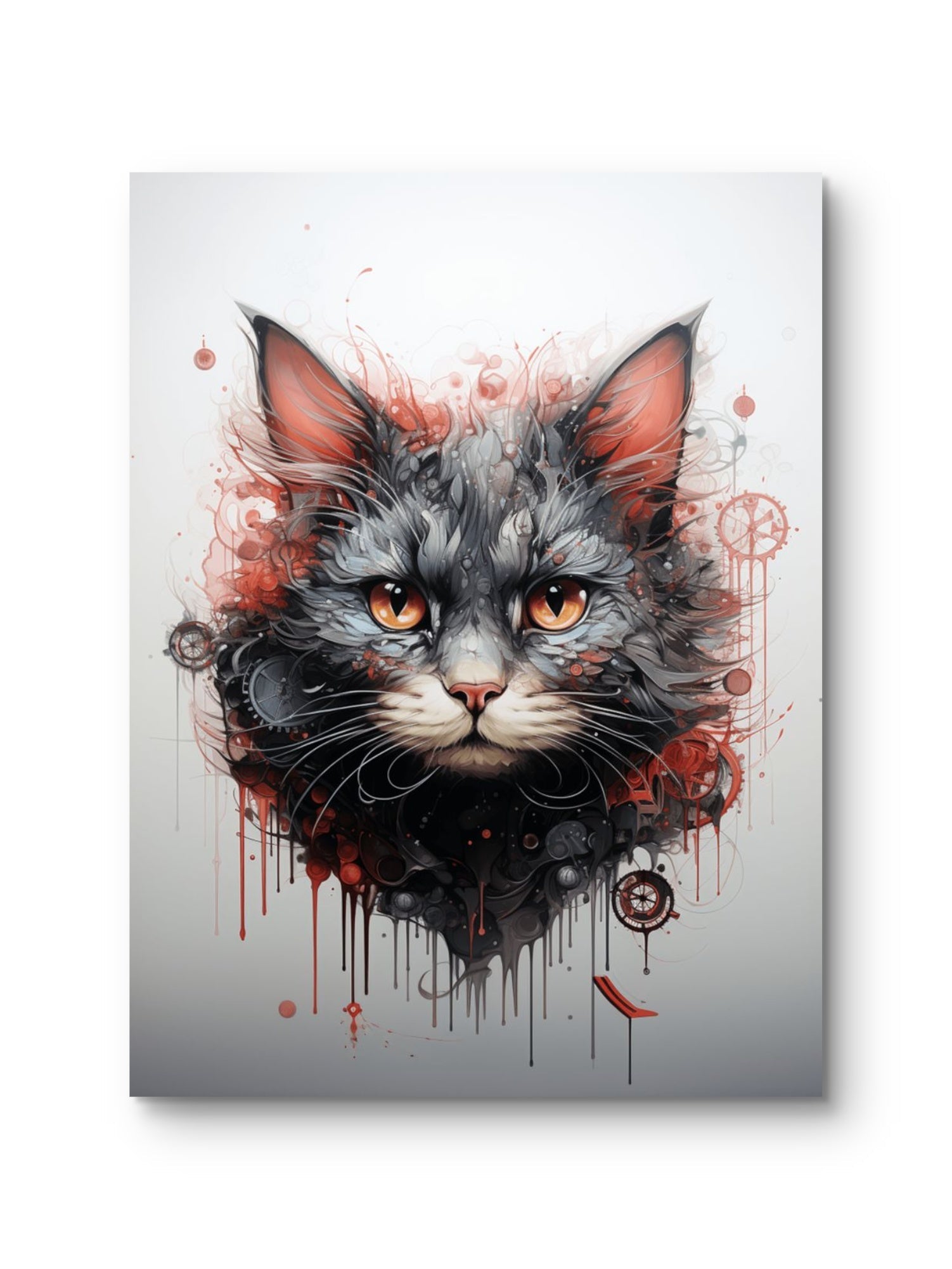 Cat Face Poster - mywallexpressions