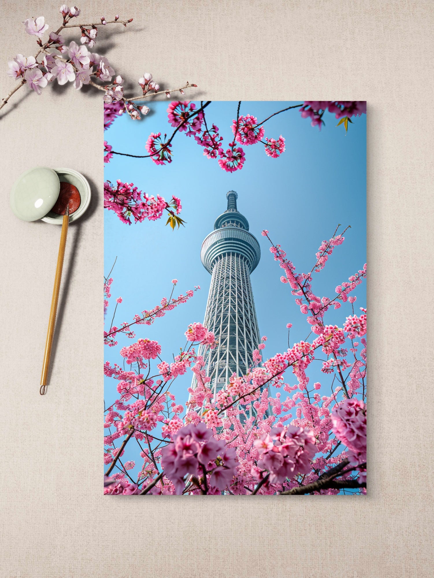 Tokio Skytree Glasbild