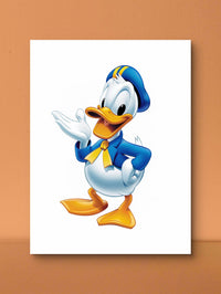 glasbild donald duck