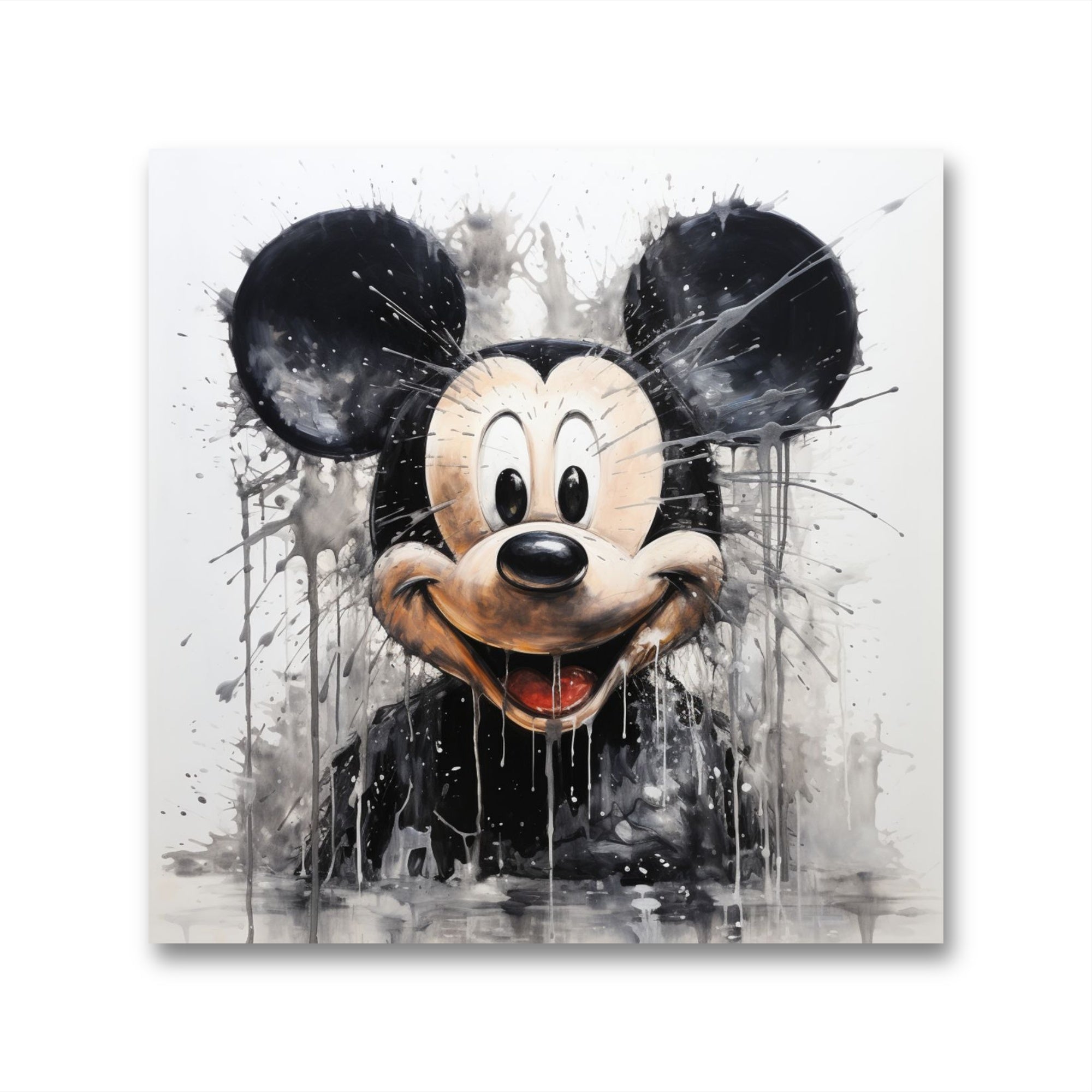 Glasbild - Mickey Mouse