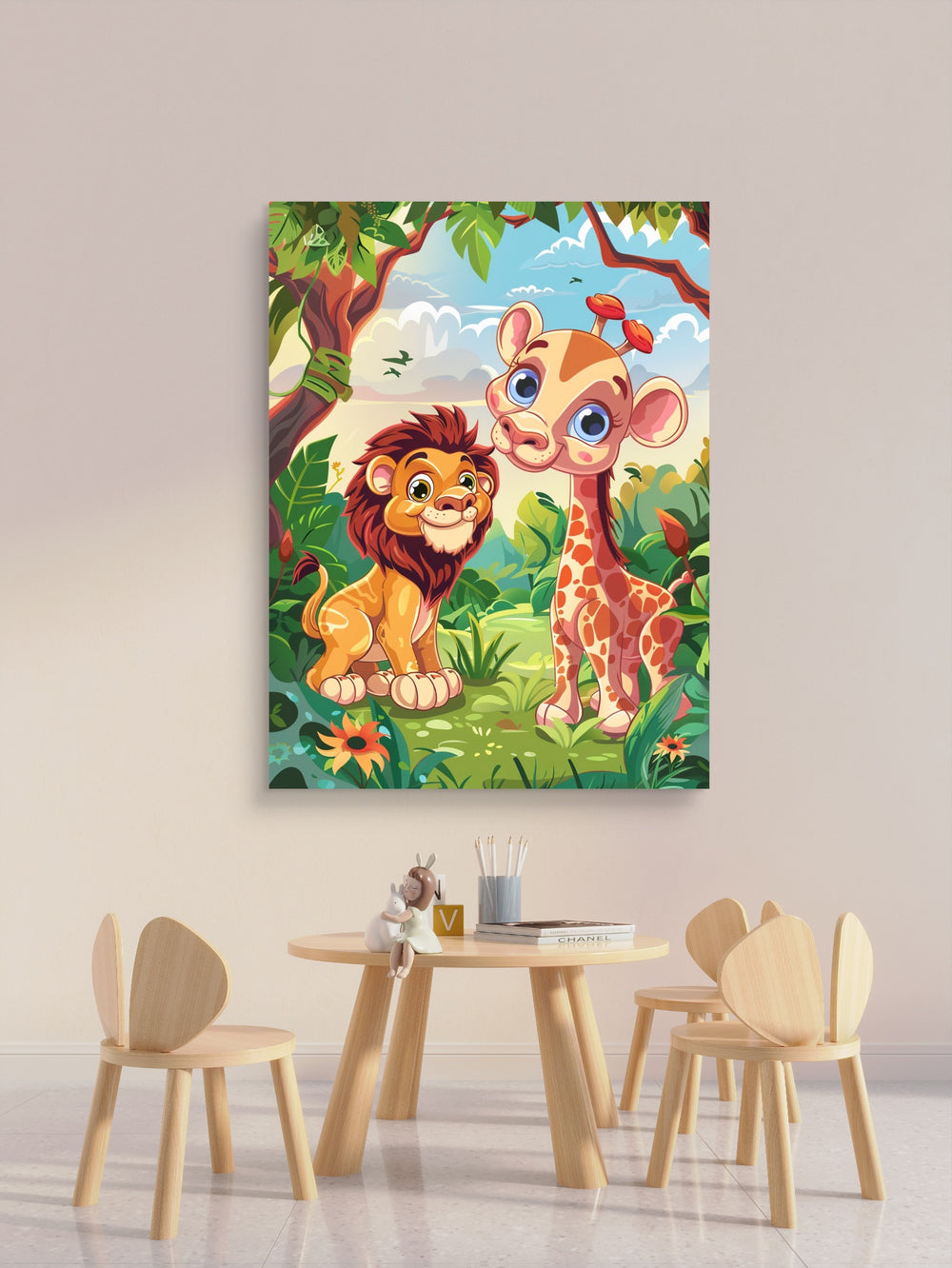 Safari World Kinder Poster - ohne Rahmen