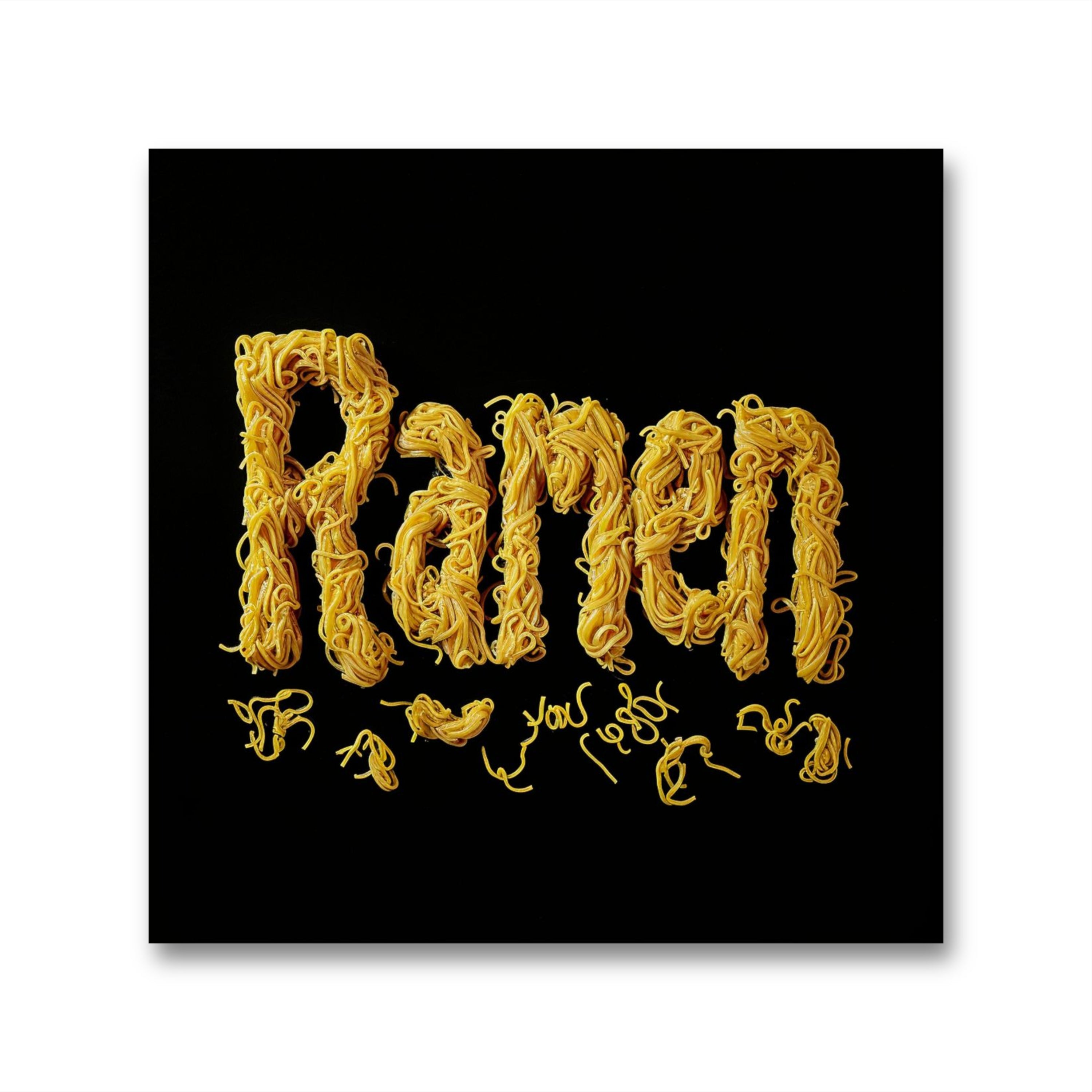 Ramen Glasbild