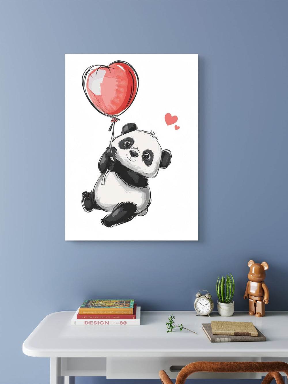 Fliegender Panda Poster - ohne Rahmen - mywallexpressions