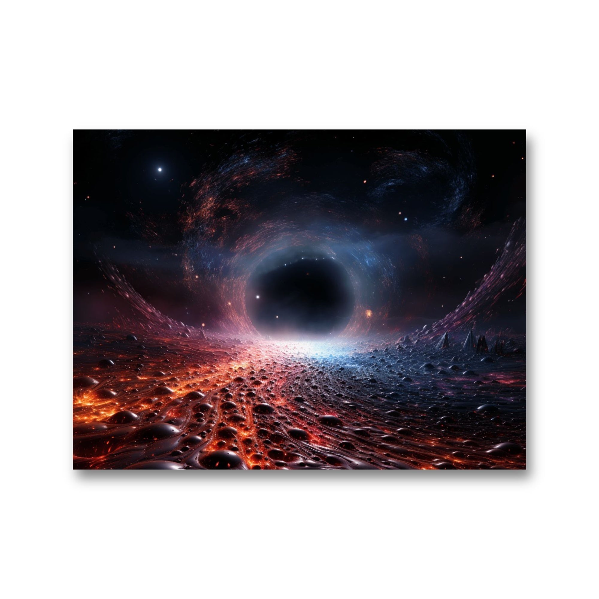 Glasbild - Black Hole Event - mywallexpressions