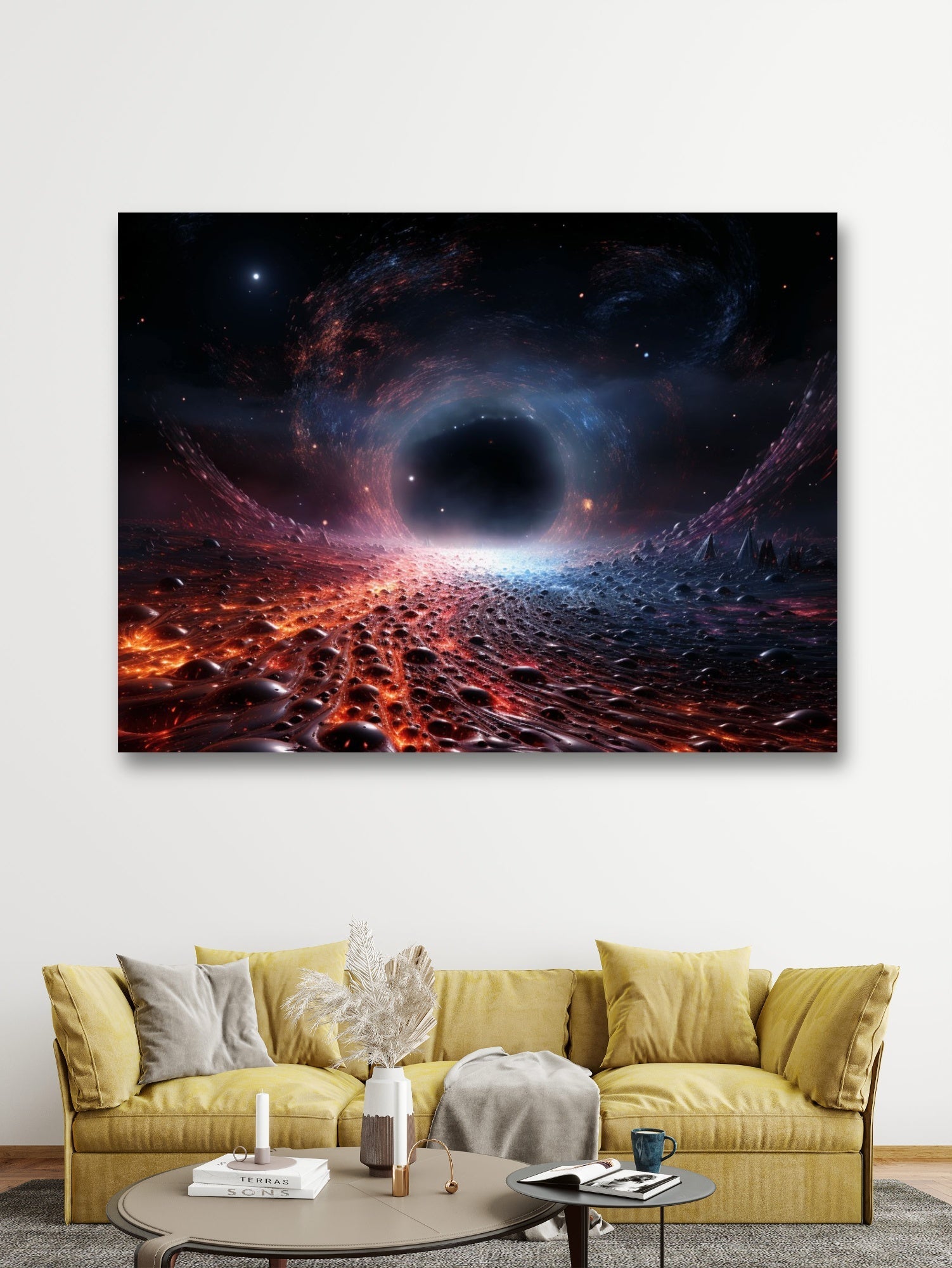 Glasbild - Black Hole Event - mywallexpressions