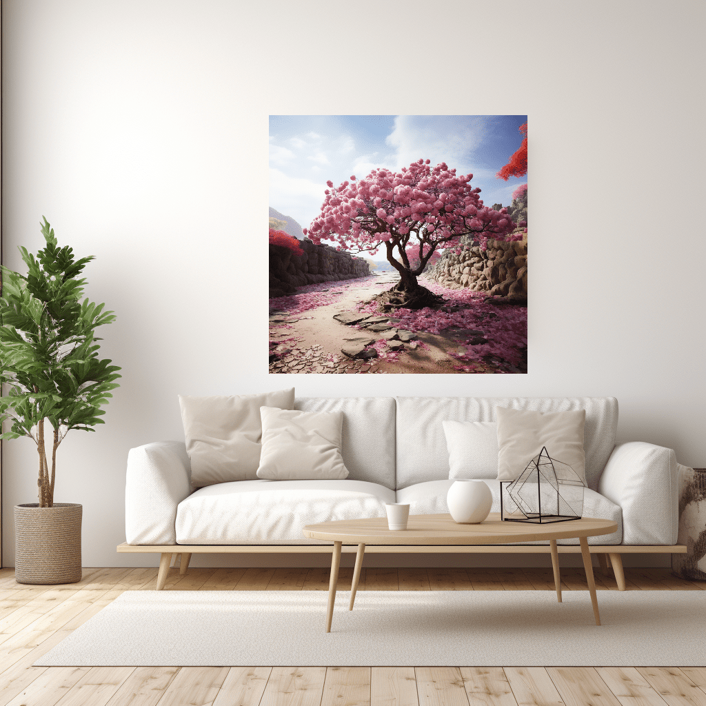 Glasbild - Cherry Blossom Tree - mywallexpressions