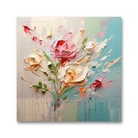 Glasbild - Flower Painting - mywallexpressions