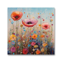 Glasbild - Flowerfield Symphony - mywallexpressions