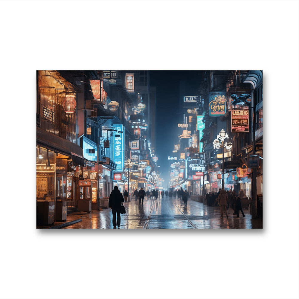 Glasbild - Hongkong Streets - mywallexpressions