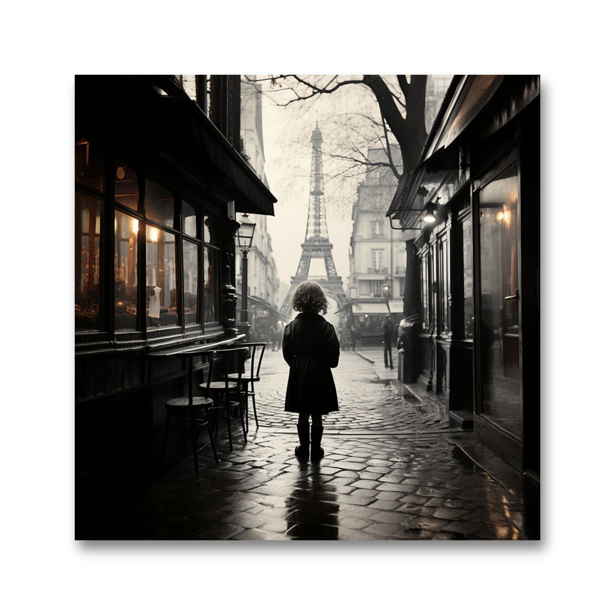 Glasbild - Paris the Eiffel Tower - mywallexpressions