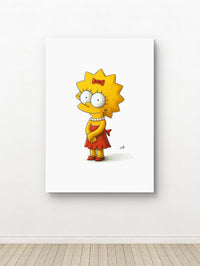 Simpson Lisa Wandbild