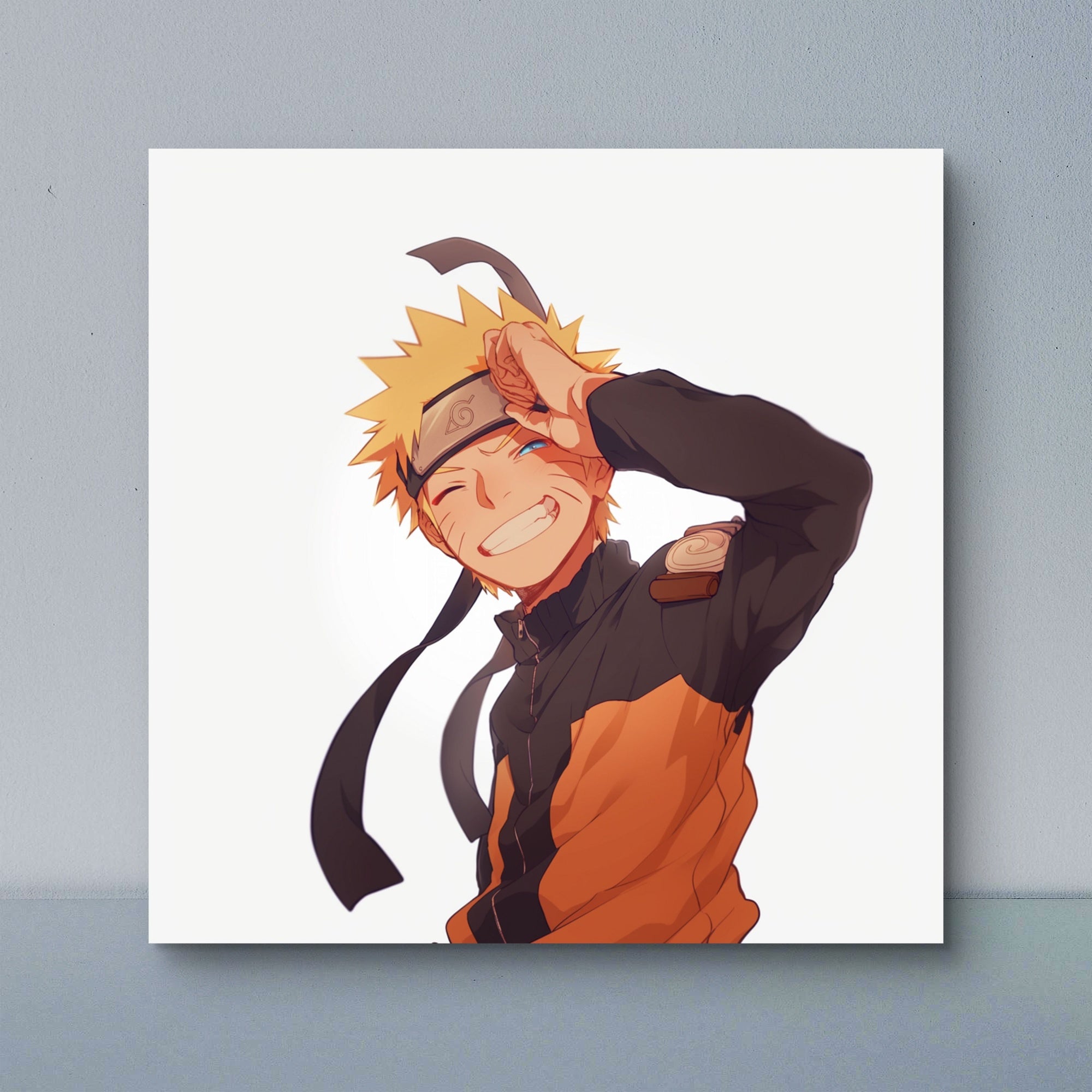 Naruto Portrait Glasbild