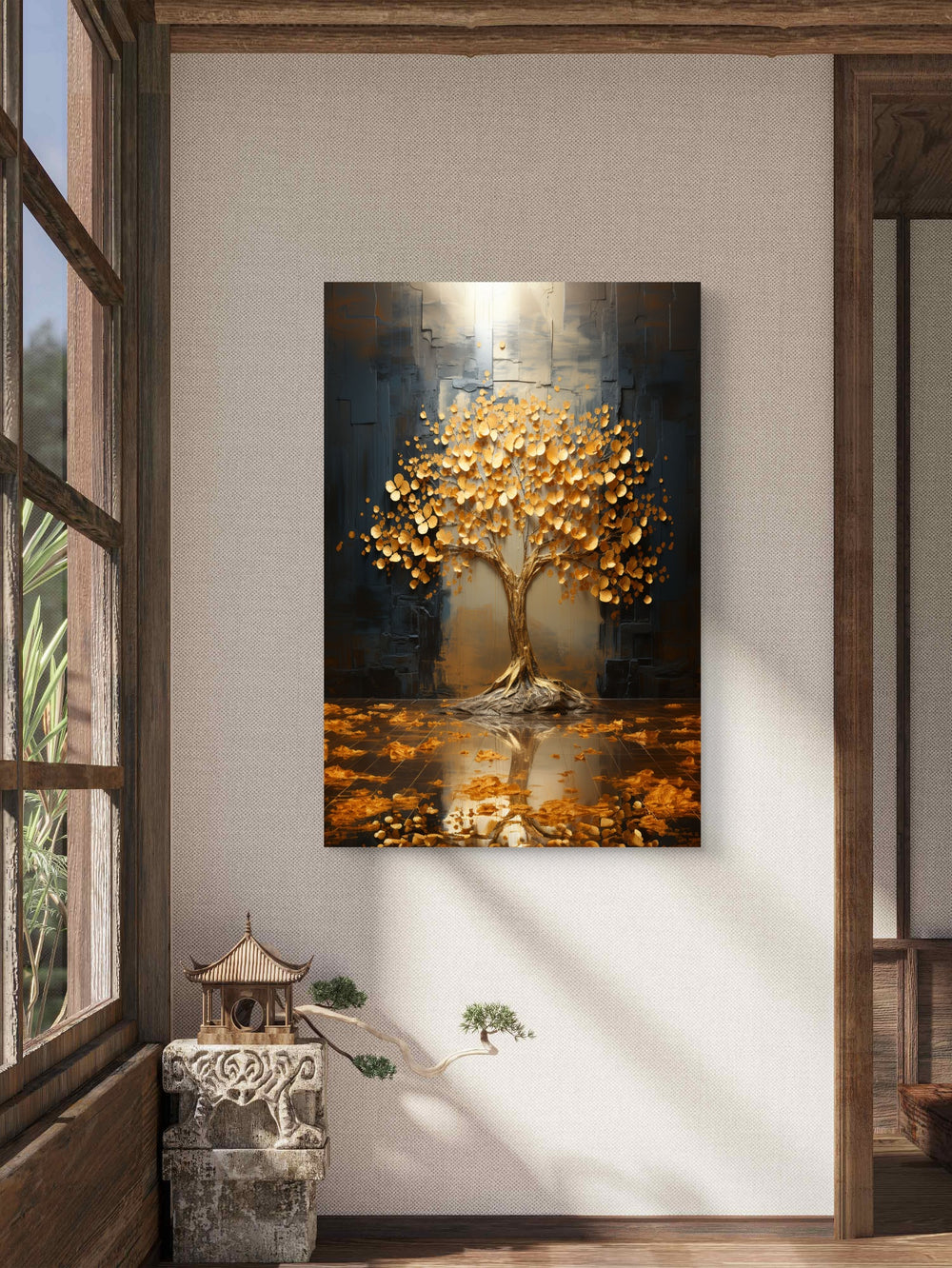 Goldener Baum Poster  - Ohne Rahmen