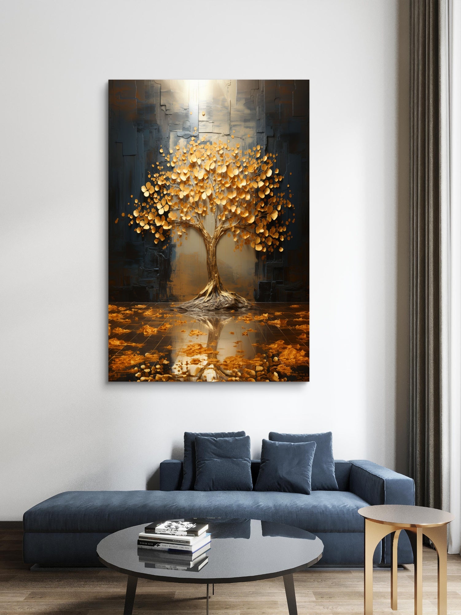 Goldener Baum Poster  - Ohne Rahmen