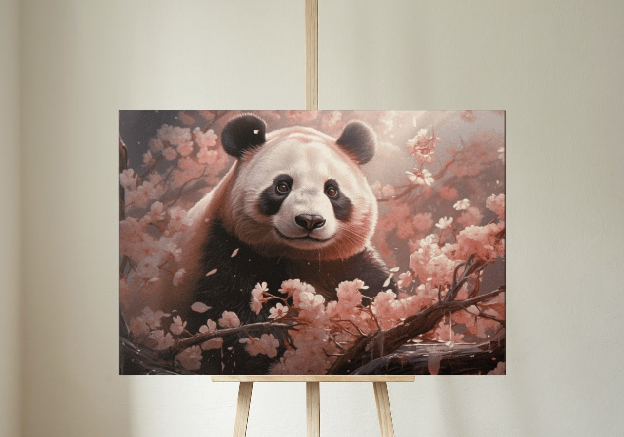 Leinwandbild - Panda Harmonie