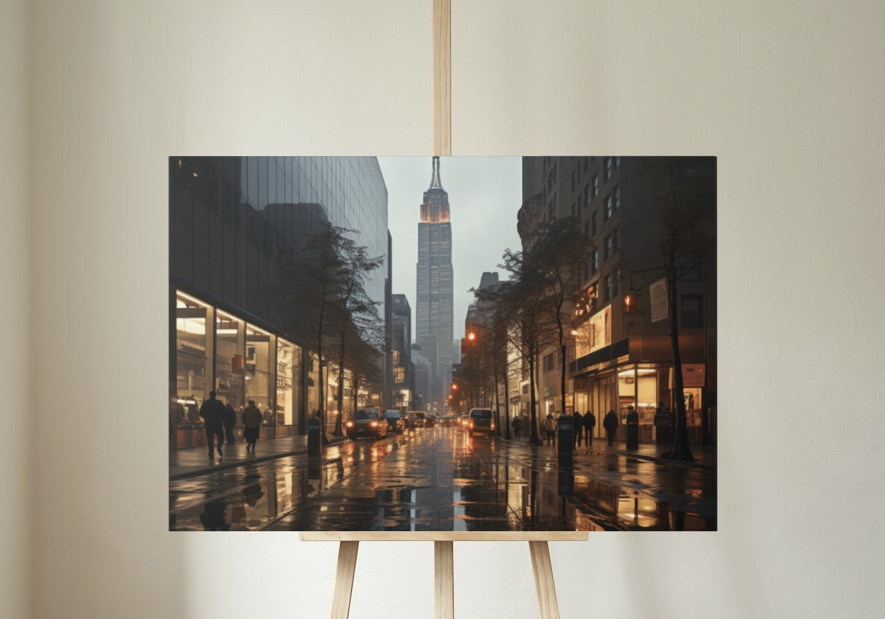 Glasbild - Streets of New York