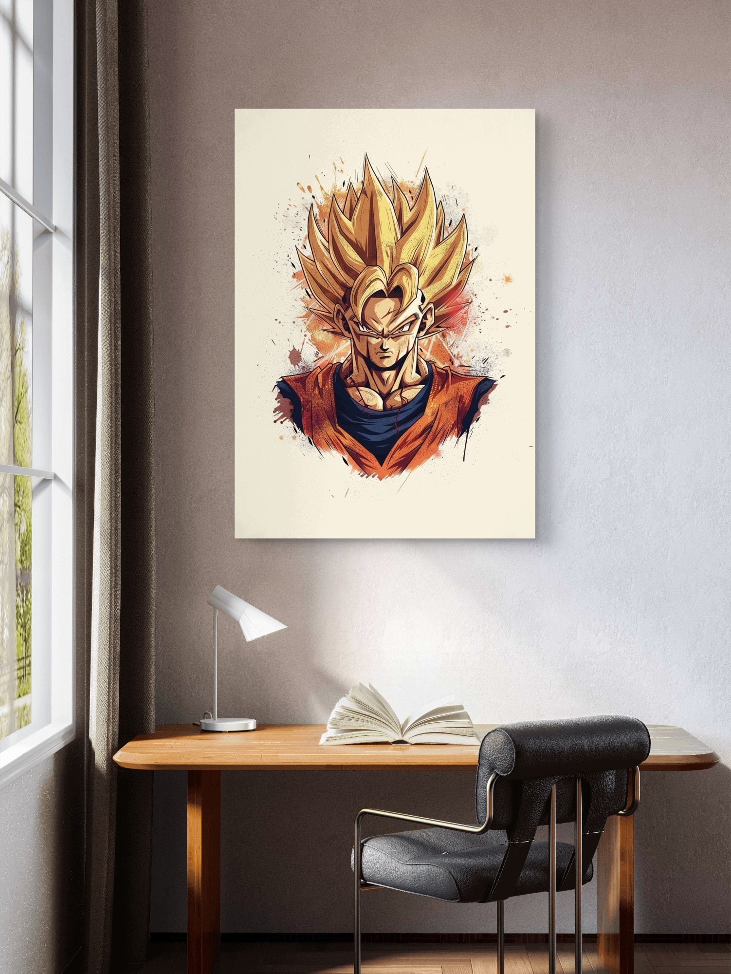 super saiyajin glasbild