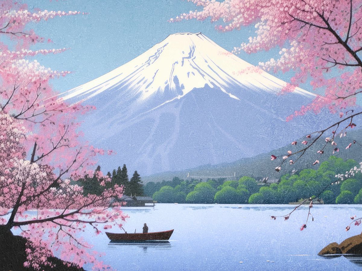 Leinwandbild - Mount Fuji