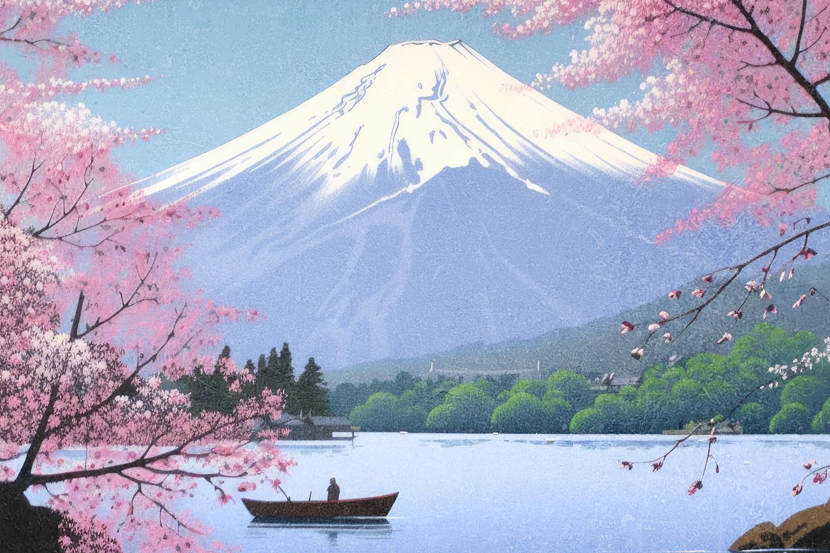 Leinwandbild - Mount Fuji