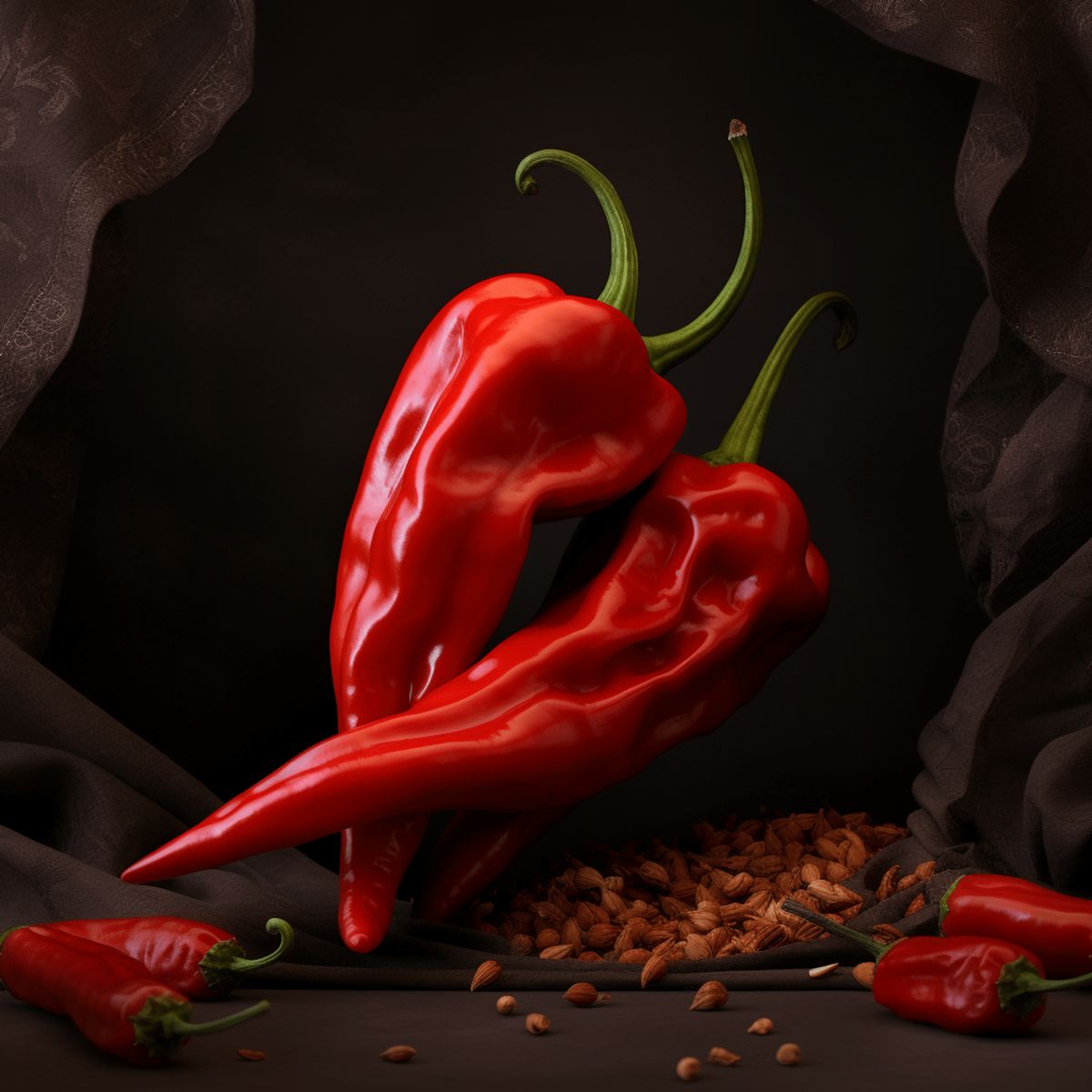 Glasbild - Spicy Love