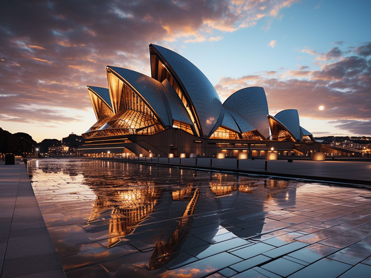 Glasbild - Sydney Opera