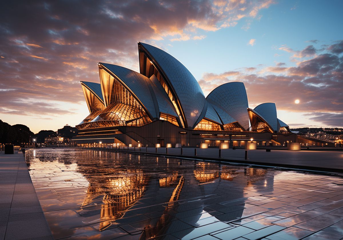 Glasbild - Sydney Opera