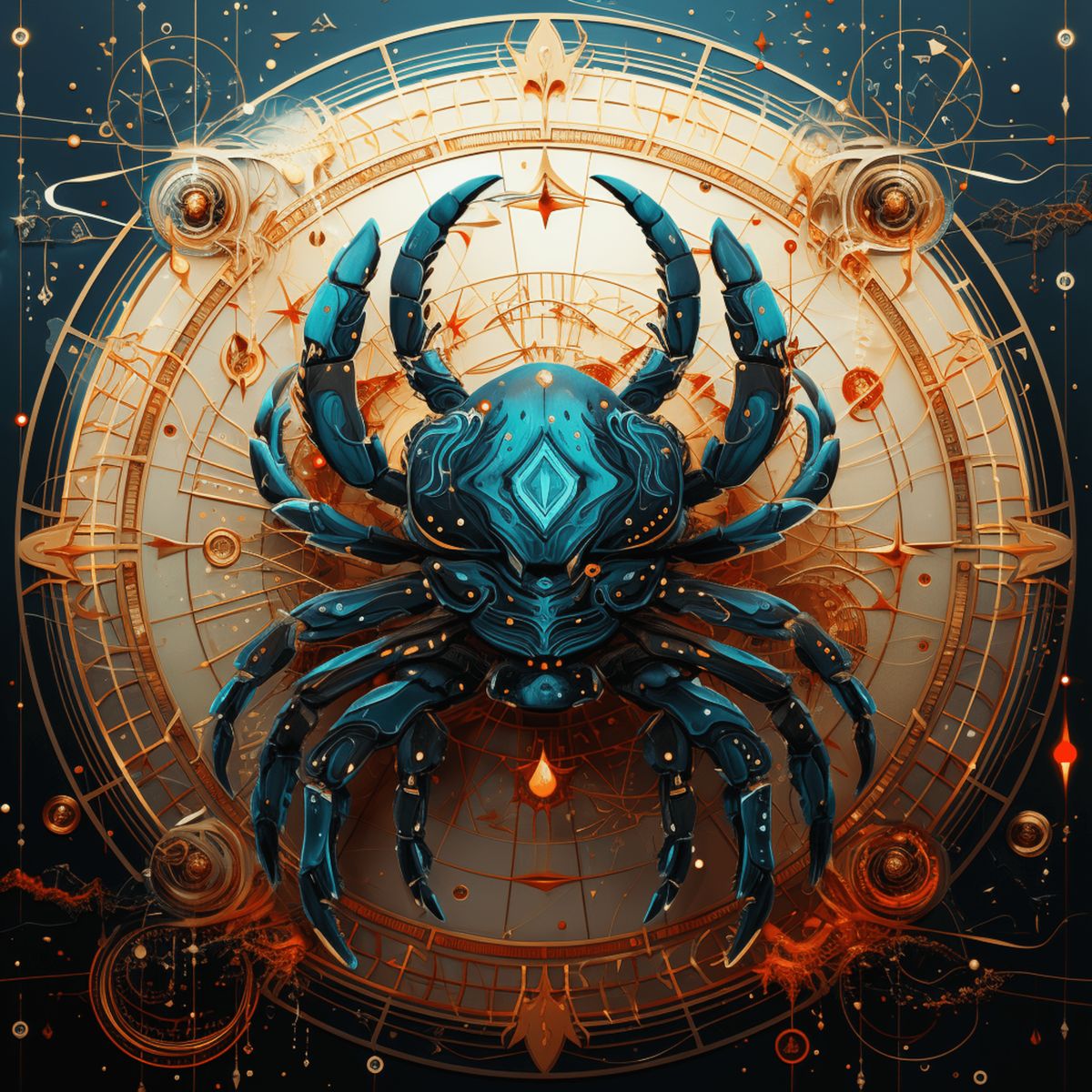 Leinwandbild  - Zodiac Scorpio